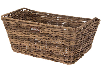 brn vintage&nbsp;Cesto Eco-Rattan Rettangolare